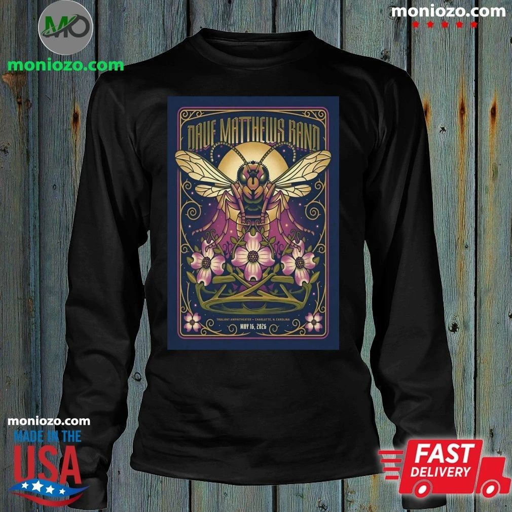 Dave Matthews Band 5 16 2026 Charlotte NC Poster Shirt