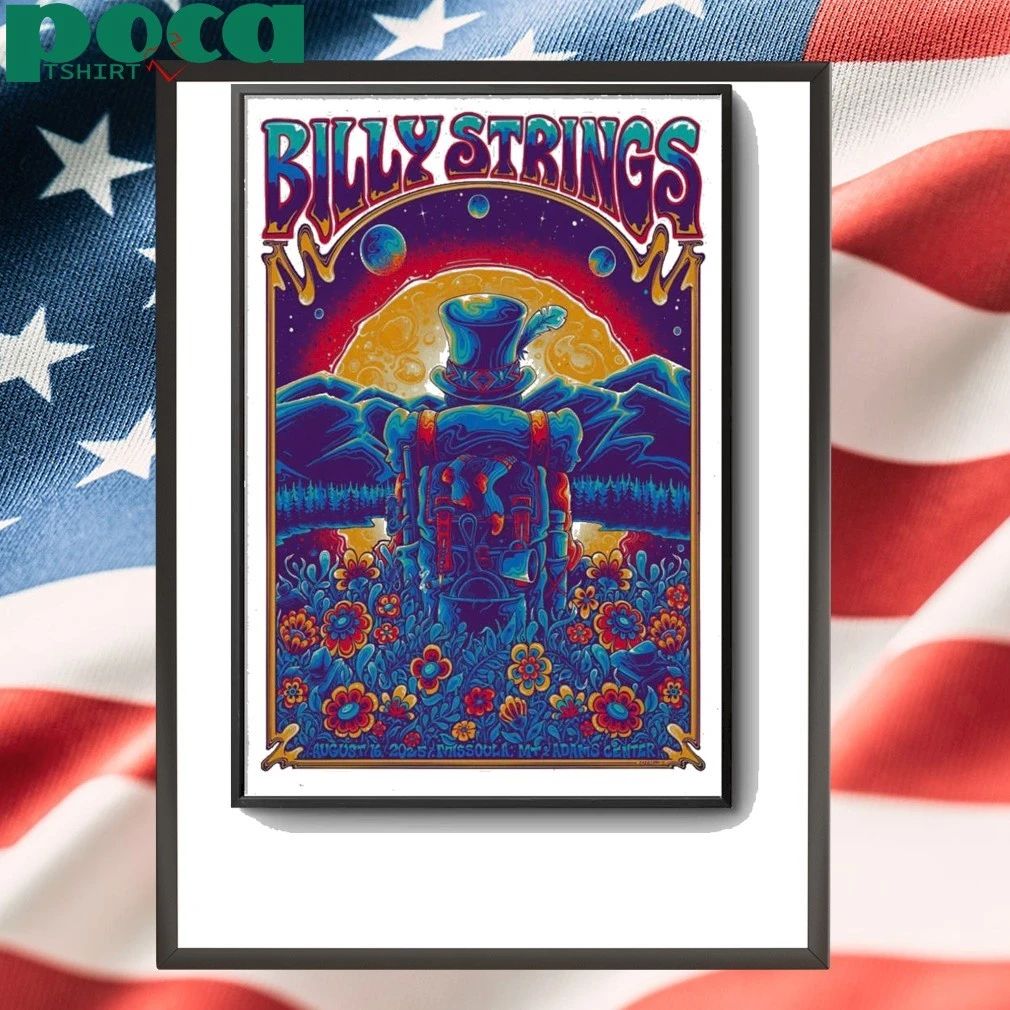 Billy Strings At Adams Center On August 16 2025 Poster shirt