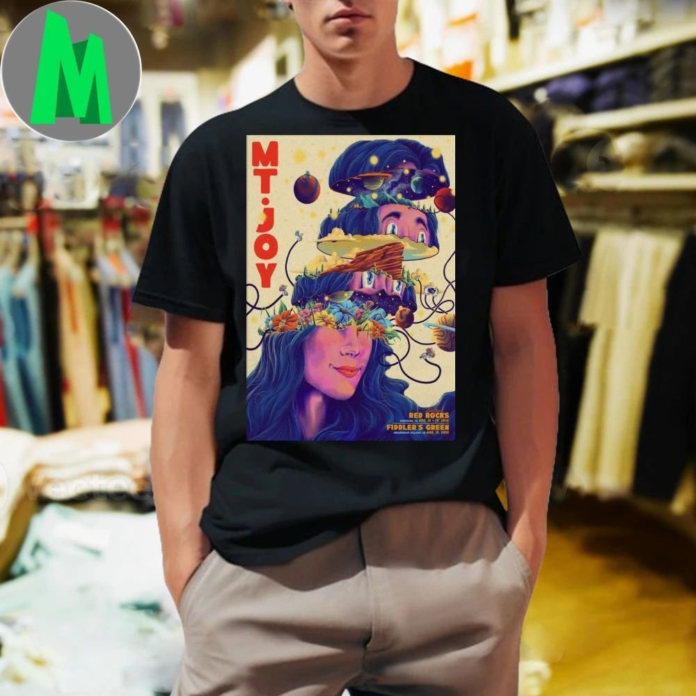 MT. Joy 8 13-8 14 2026 Morrison CO Poster Shirt
