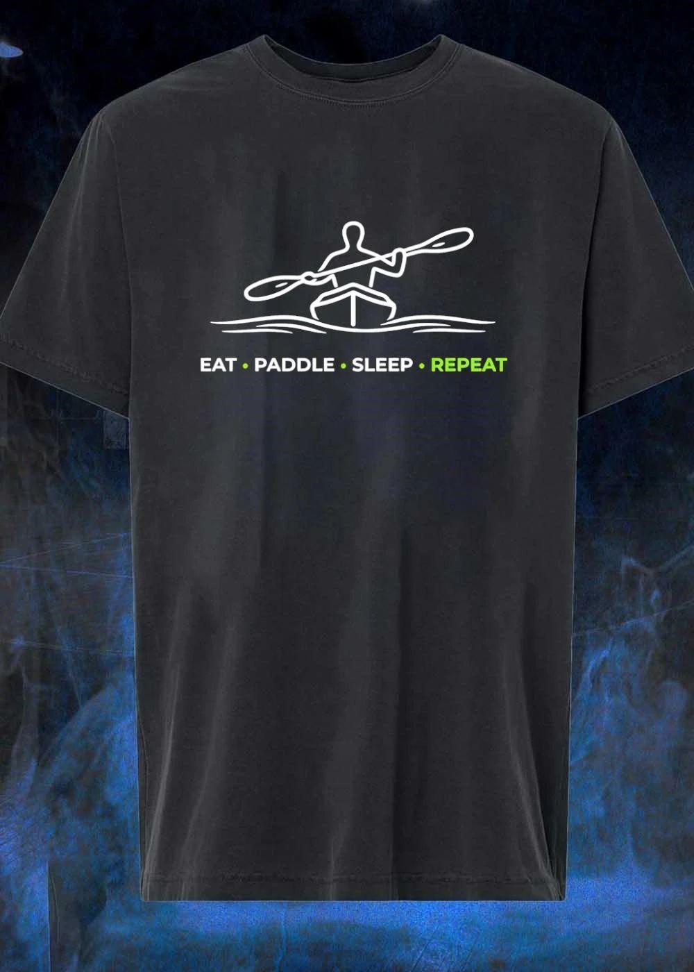 Eat Paddle Sleep Repeat Kayaking Watersports Enthusiast 2026 Summer Adventures Shirt