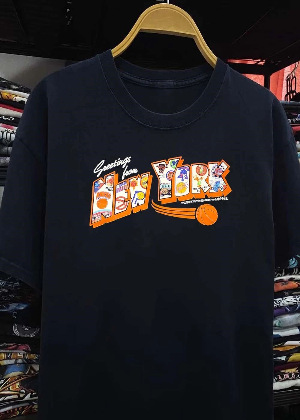 Greetings From New York NBA Teams Vintage Basketball 2026 Season Shirt