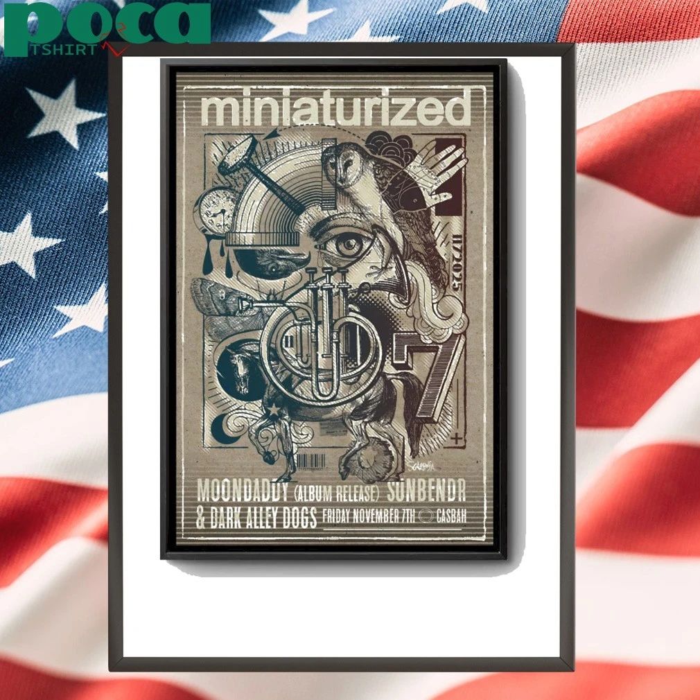 Miniaturized Nov 7 2025 San Diego Tour Poster shirt