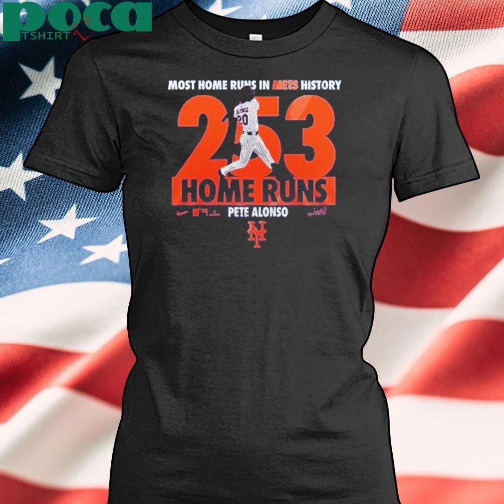 New York Mets X Pete Alonso 253 Home Run King shirt