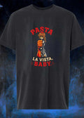 Pasta La Vista Baby Terminator Cyborg Hand Eating Spaghetti shirt