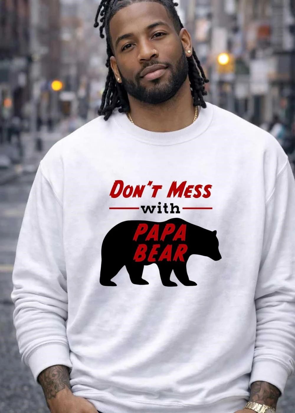 Father’s Day Gift Don’t Mess with Papa Bear T-Shirt