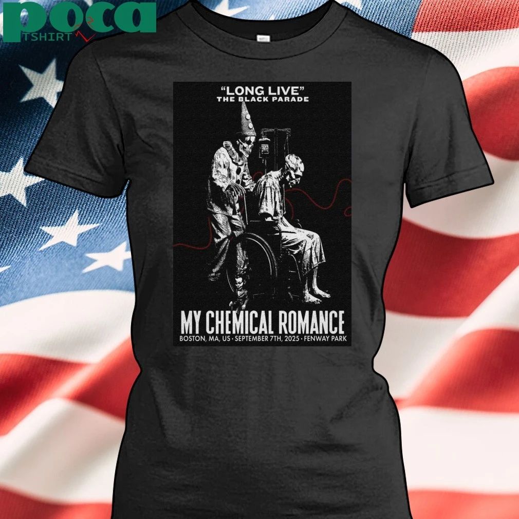 My Chemical Romance Boston Event 09.07.2025 Poster T-shirt