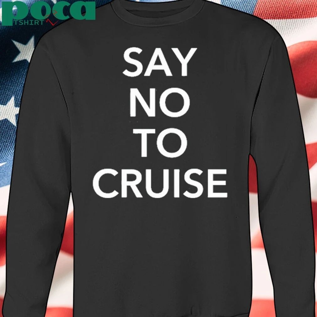 Samay Raina Wearing Say No To Cruise T-shirt
