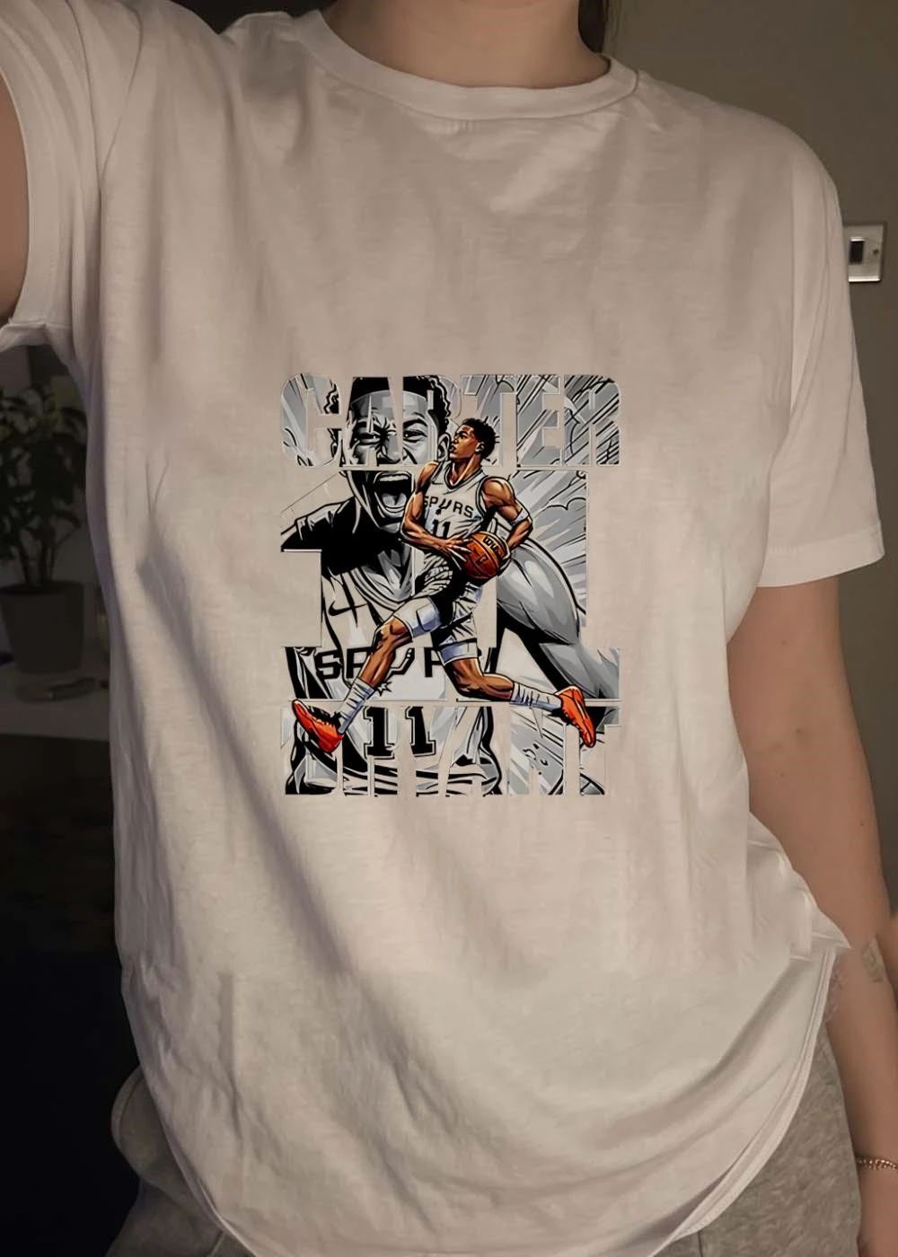 Keldon Johnson Kobe Bryant Vince Carter San Antonio Spurs NBA CARTER 11 SPURS 11 BRYANT shirt