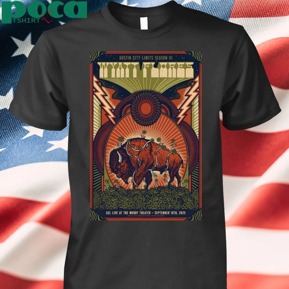 Wyatt Flores Sep 19 2025 Tour Moody Center in Austin Poster T-shirt