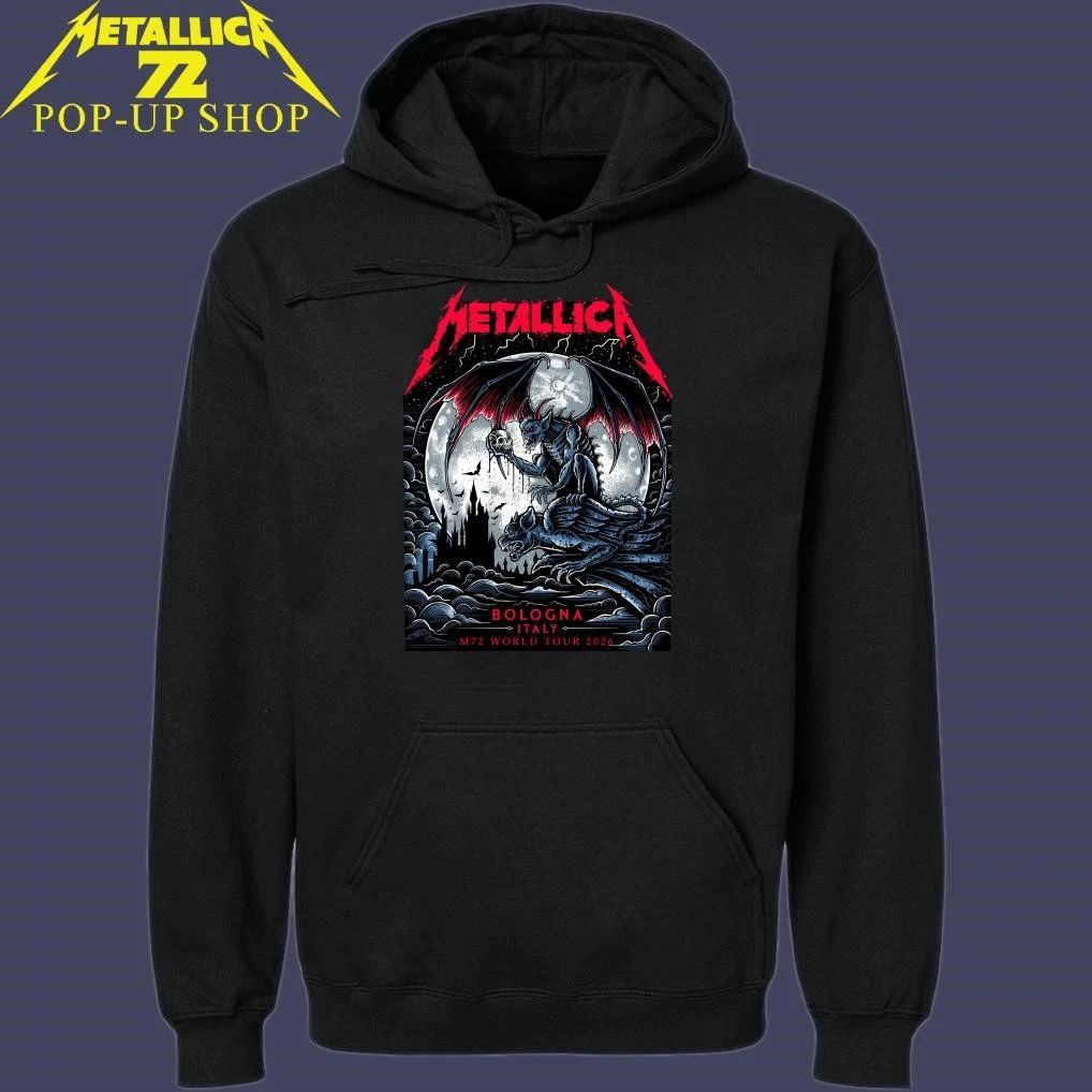 Metallica M72 Bologna World Tour 2026 Art by Keith Stanley T-Shirt