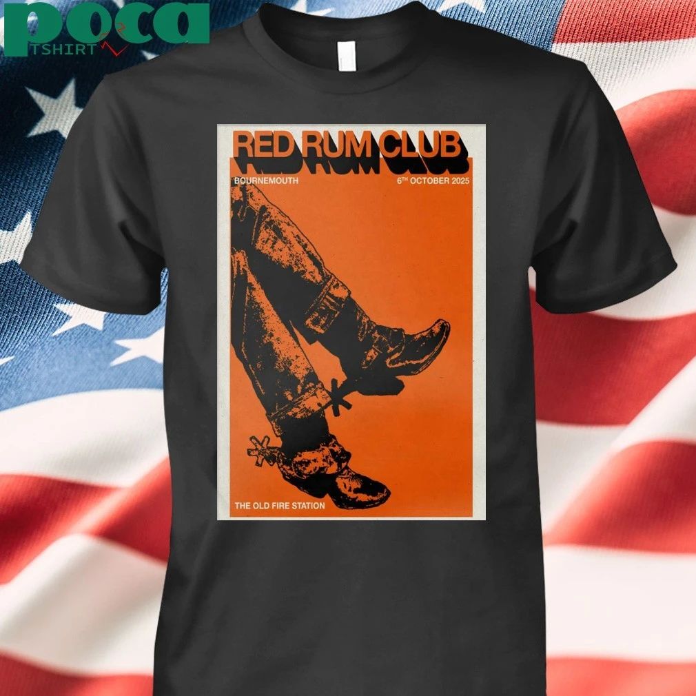 Red Rum Club Old Fire Station in Bournemouth UK October 6 2025 Poster T-shirt