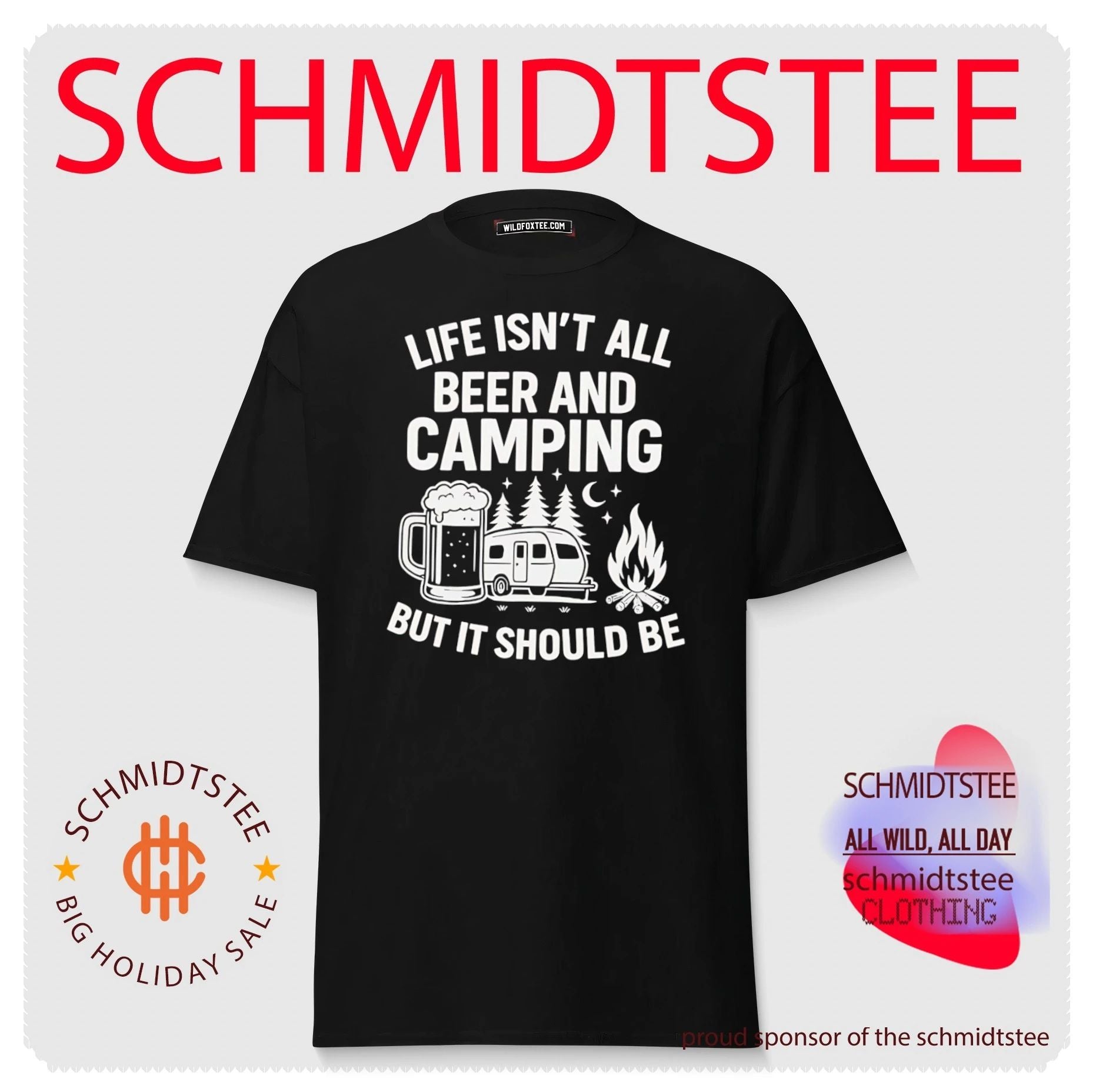 Life isn’t all beer and camping but it should be vintage shirt