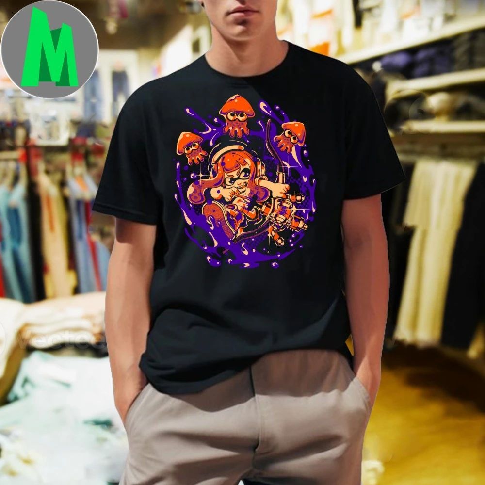Splatoon Game Start Painting T-Shirt