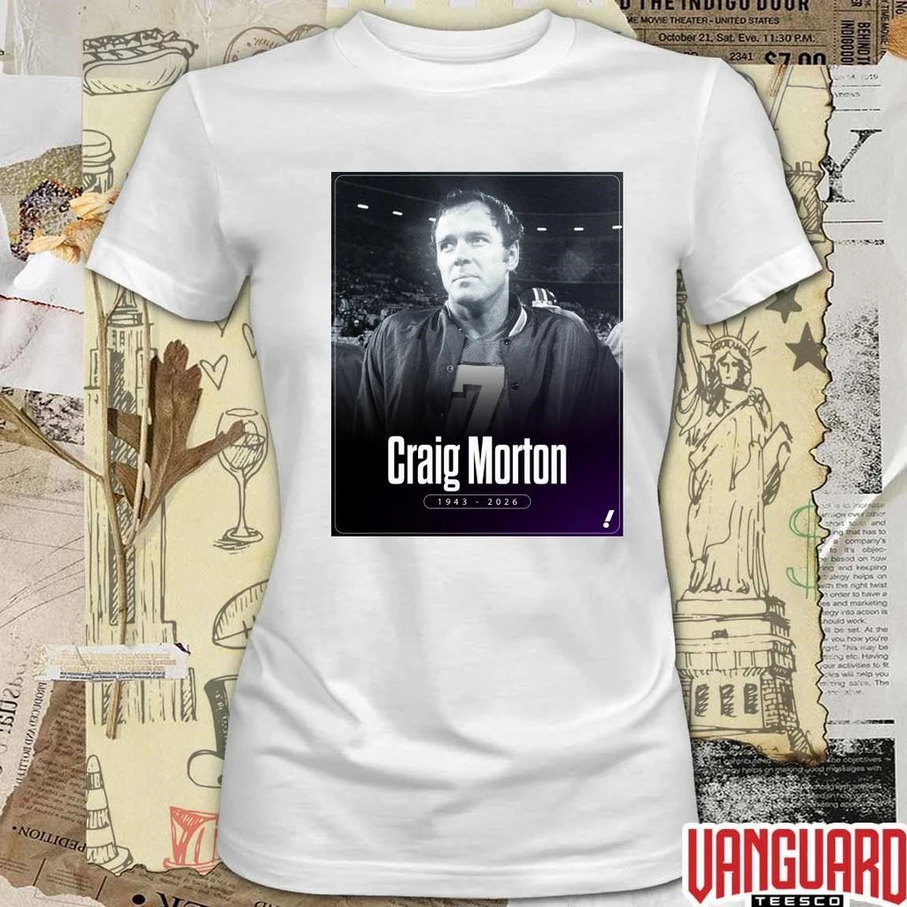 Craig Morton 1943 – 2026 Yahoo Sports t-shirt