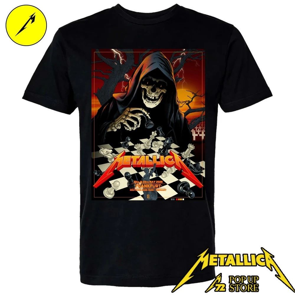 Metallica M72 Frankfurt 2026 Pop Up Shop Poster At Frankfurt Germany Deutsche Bank Park On 22 And 24 May 2026 Shirt