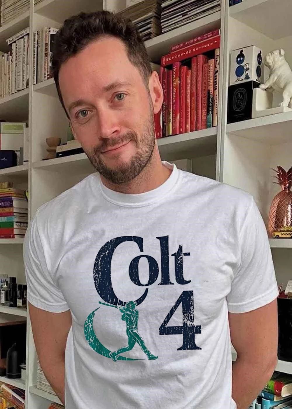 MLBPA Colt 45 Baseball Player Swinging Bat Colt 45 Houston Astros T-Shirt