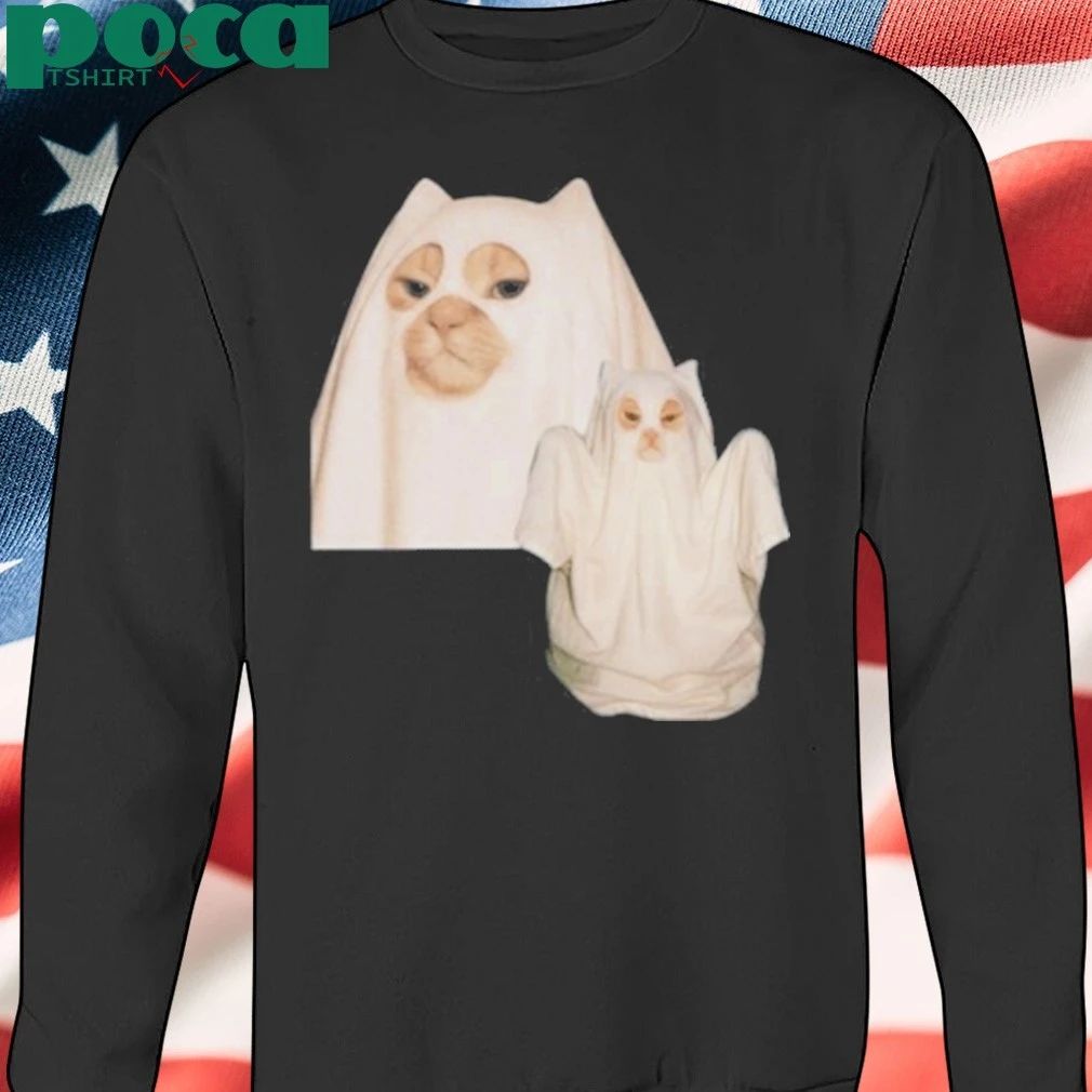 Emotionalclub Spooky Cat Shirt