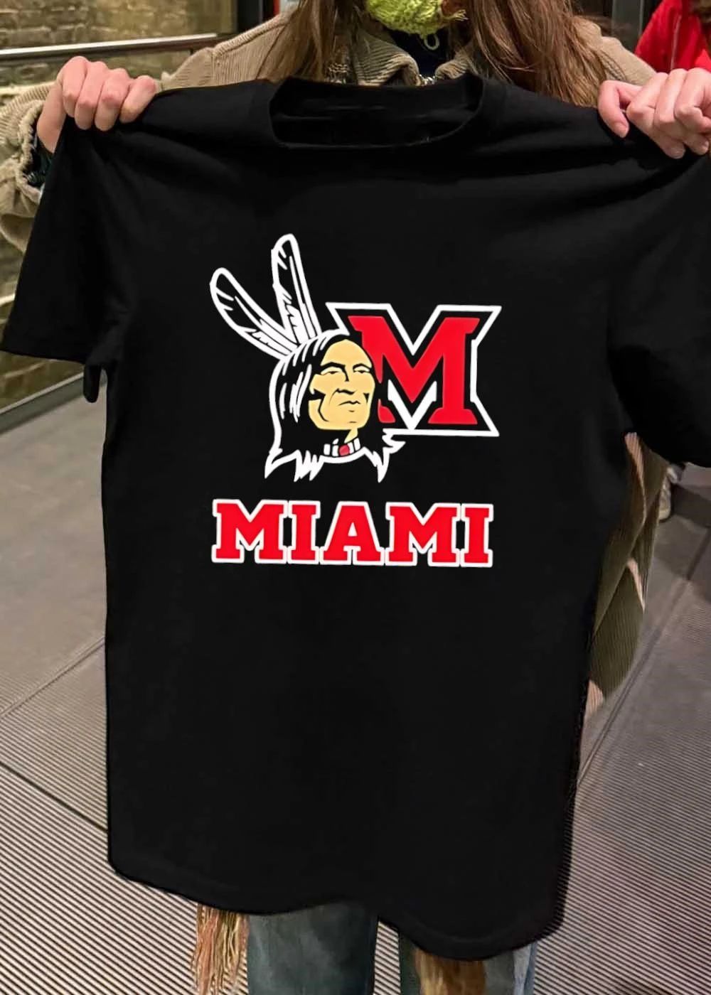 Miami University Redskins logo shirt
