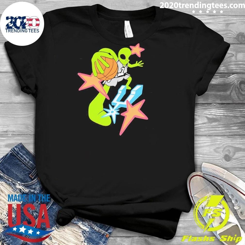San Antonio Spurs Alien Graphic Shirt