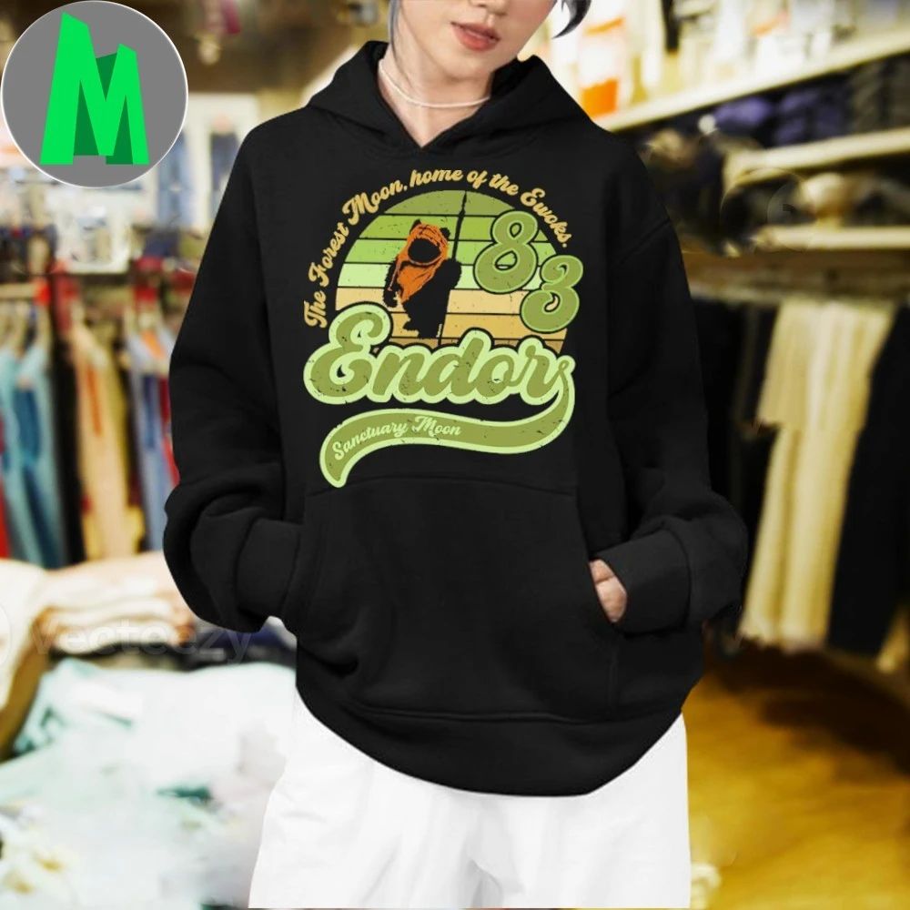 The Forest Moon home of the Ewoks 83 Endor Sanctuary Moon Shirt