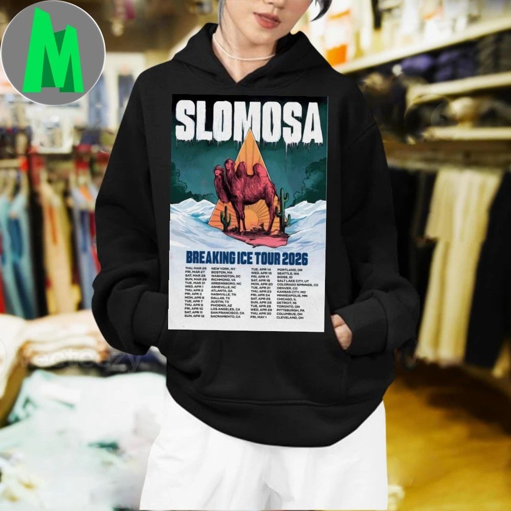 Slomosa Breaking Ice Tour 26 Poster Shirt