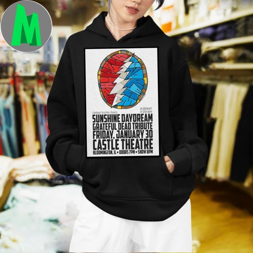 Original Sunshine Daydream The Castle Theatre Jan 30 2026 Poster Shirt