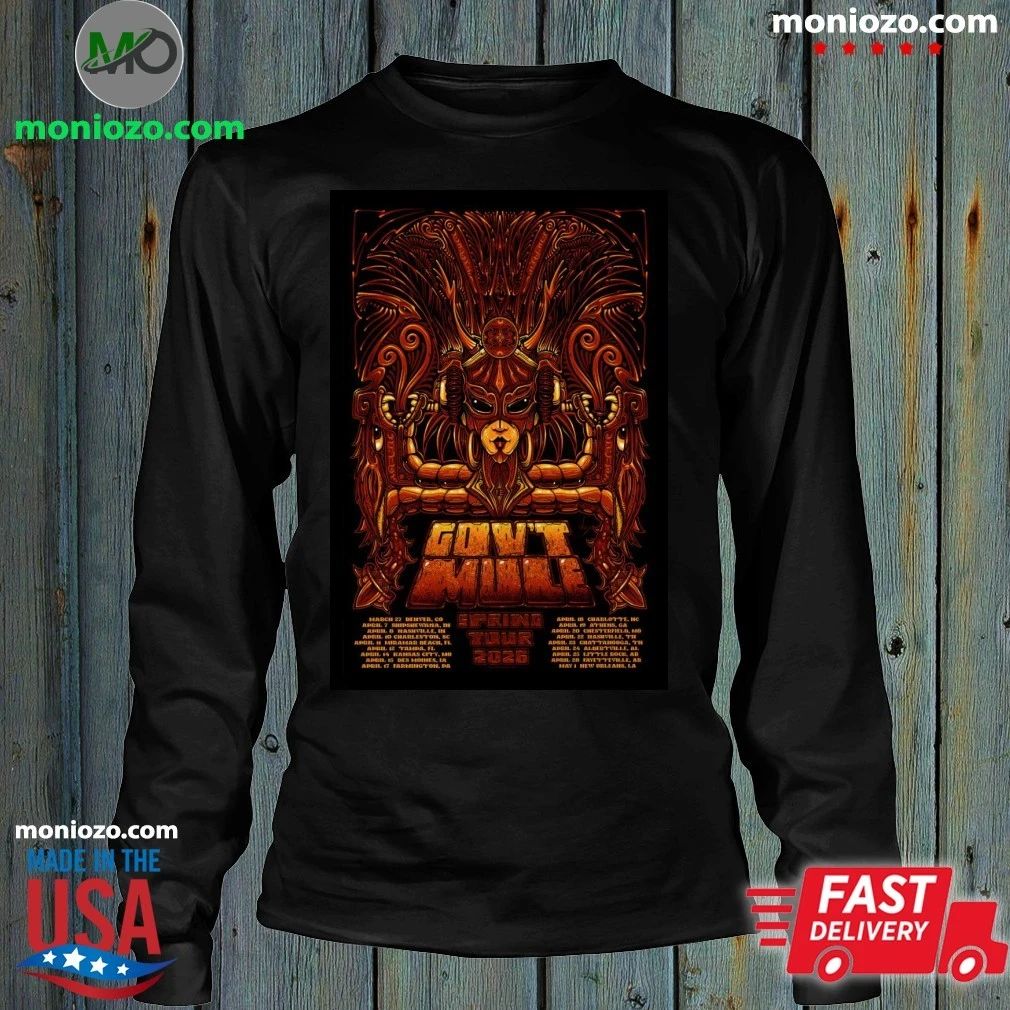 Gov’t Mule Spring Tour 26 Poster T-Shirt