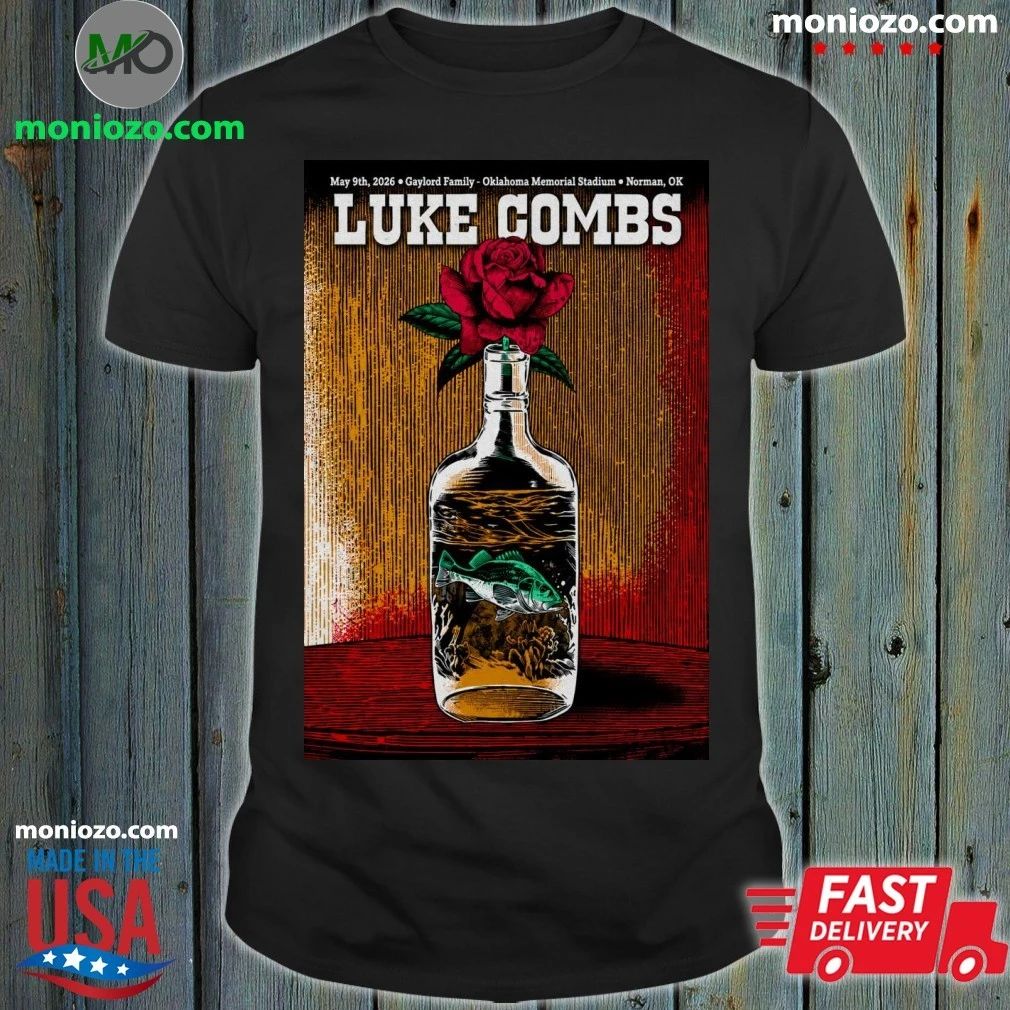 Original Luke Combs May 9 2026, Norman OK Poster Shirt