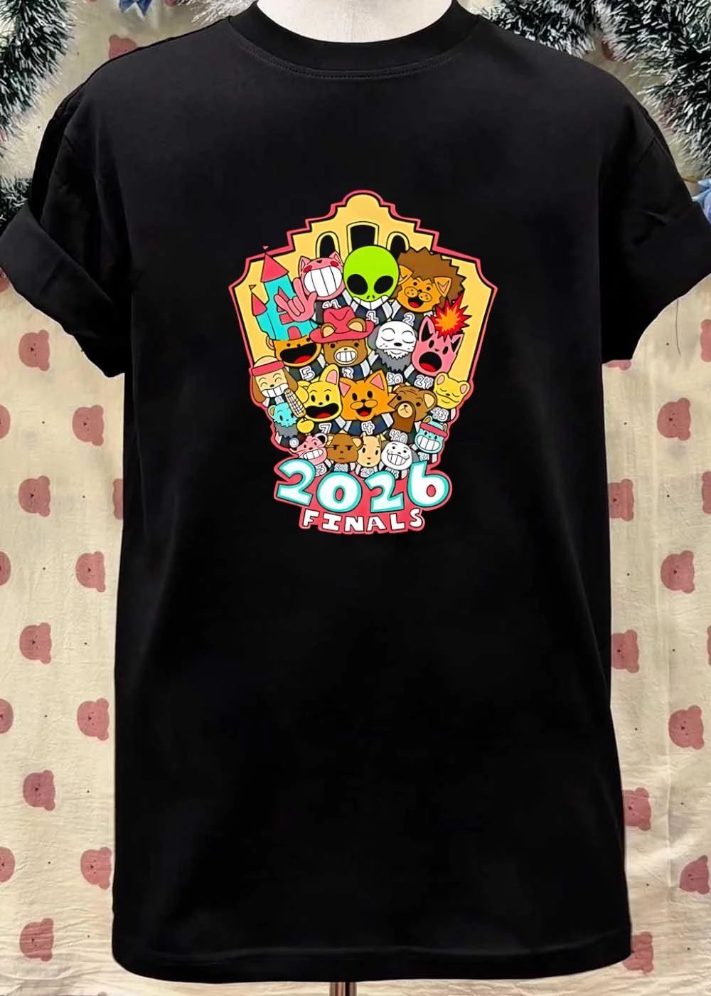 2026 Finals Cartoon Characters Group Celebration T-Shirt