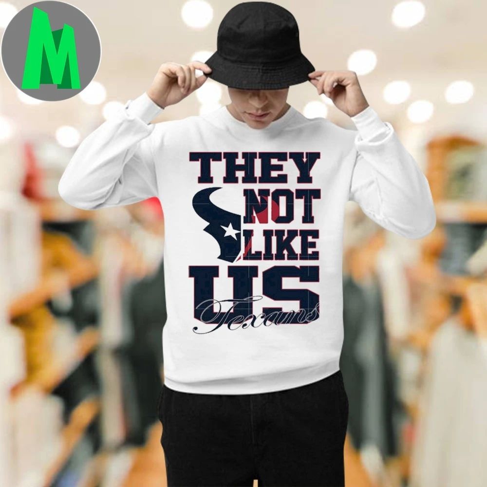 They not like us texans Logo 2025 T-Shirt