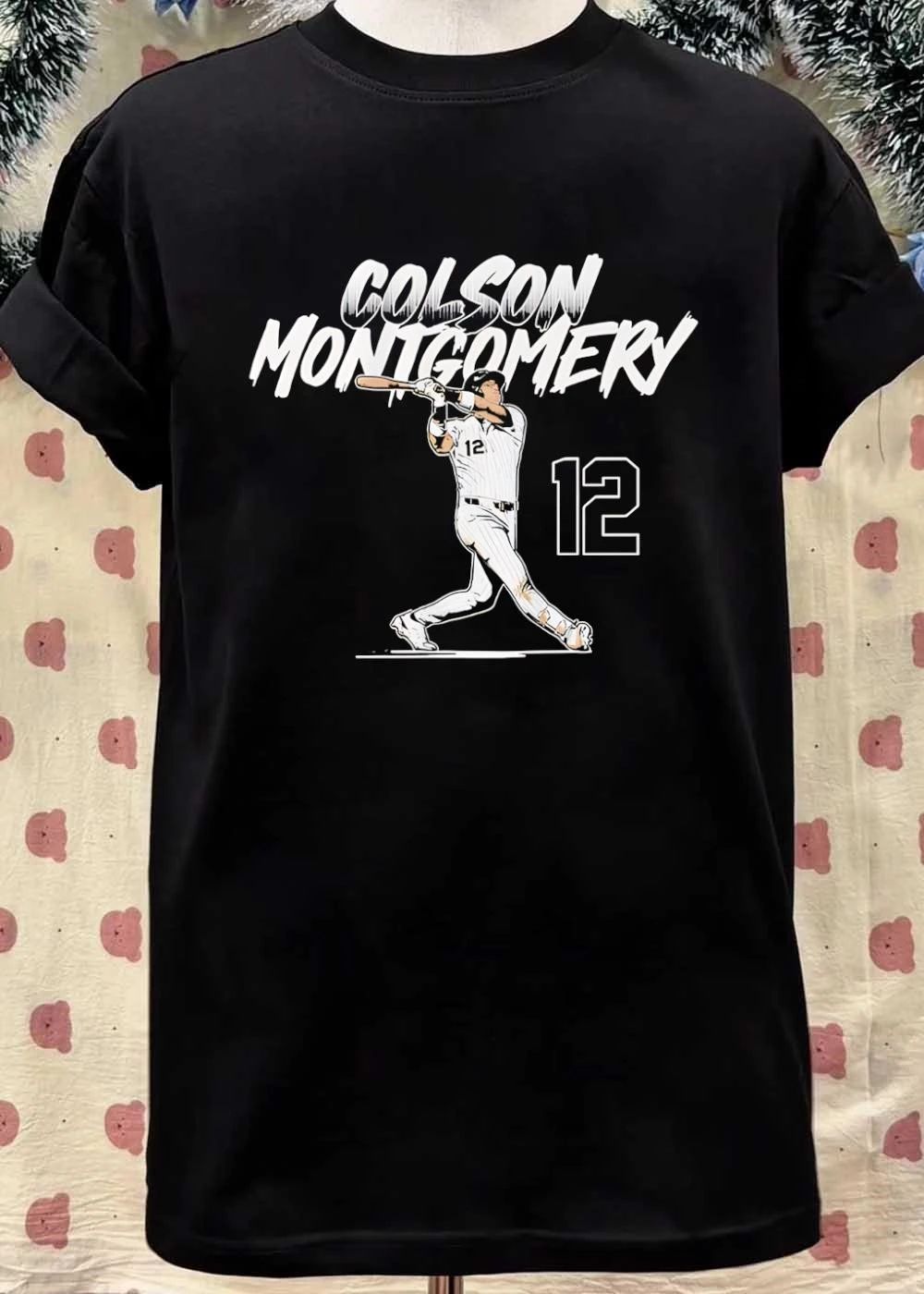 Colson Montgomery MLB Chicago White Sox Player Illustration T-Shirt