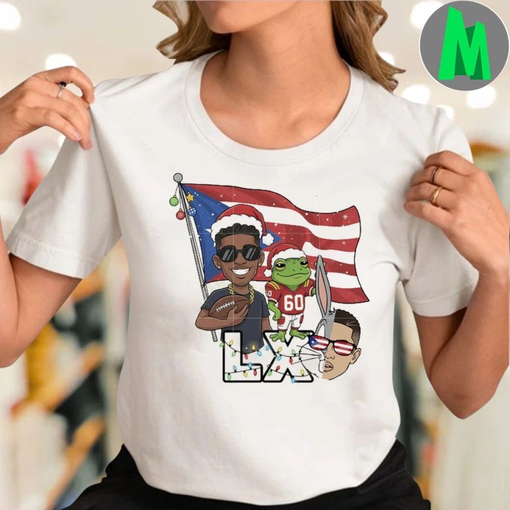 Original Bad bunny with frog lix christmas bad bunny frog Shirt