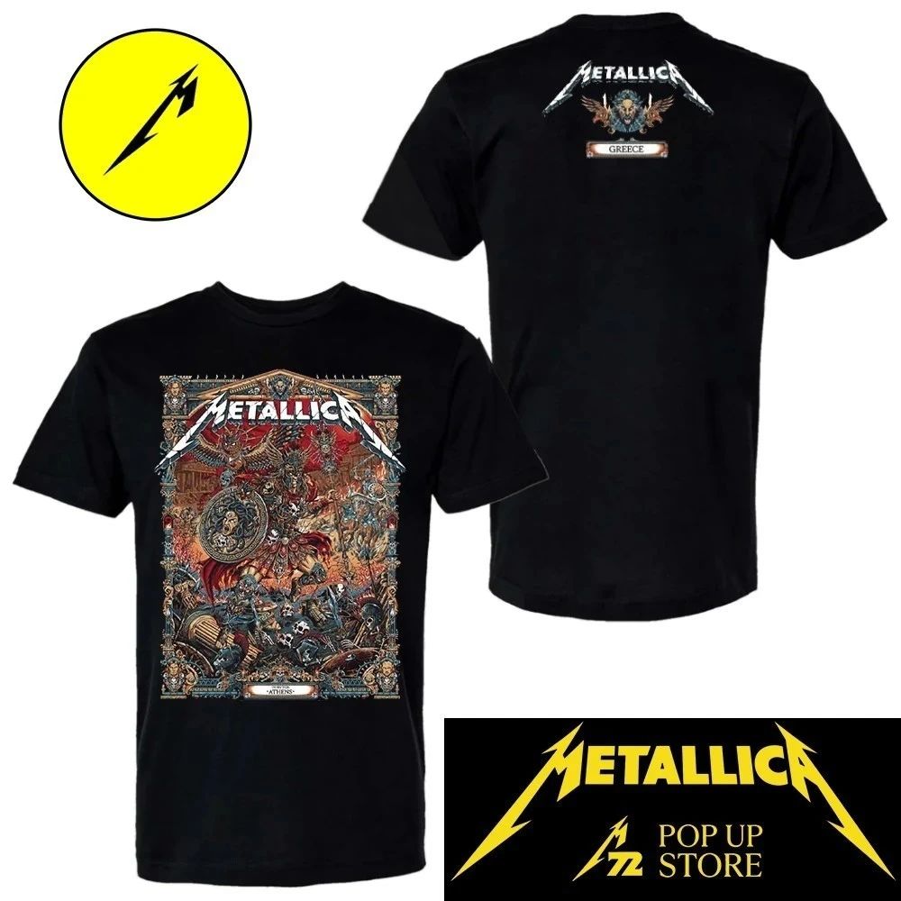 Metallica M72 Athens Olympic Stadium May 9, 2026 Pop-Up Shop Shirt