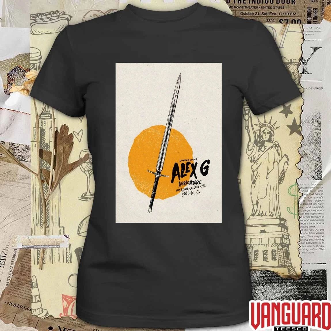 Alex G With Agriculture May 8 2026 San Jose Civic San Jose CA Poster t-shirt