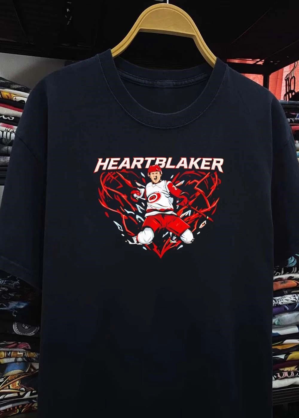 Carolina Hurricanes Hockey Fan Apparel Heartblaker Carolina Hurricanes T-Shirt
