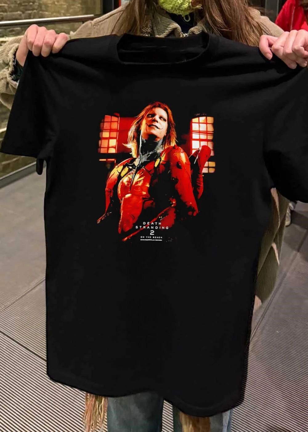 Death Stranding 2 On The Beach Kojima Productions Character Portrait T-Shirt