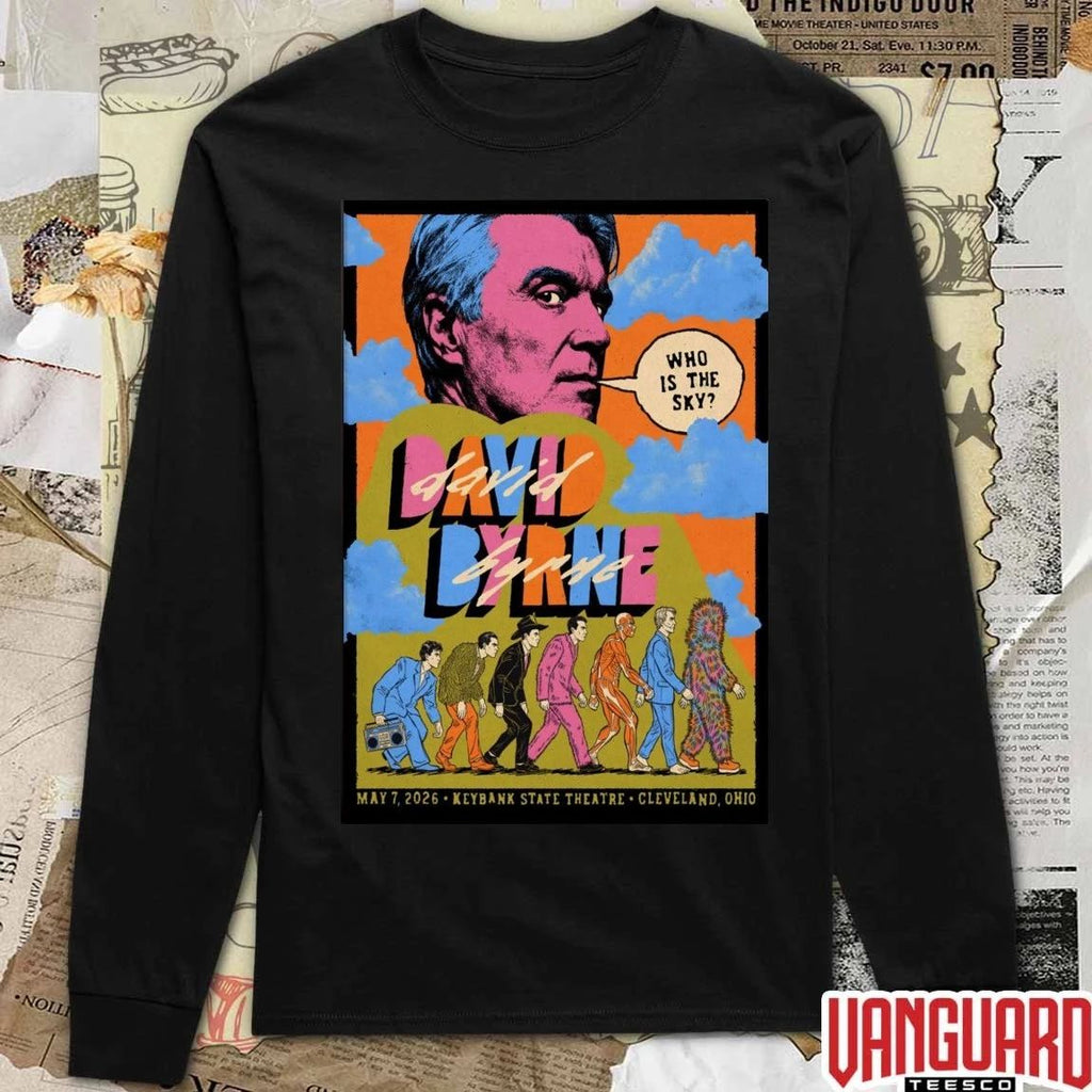 David Byrne May 7 2026 KeyBank State Theatre at Playhouse Square in Cleveland OH Poster t-shirt
