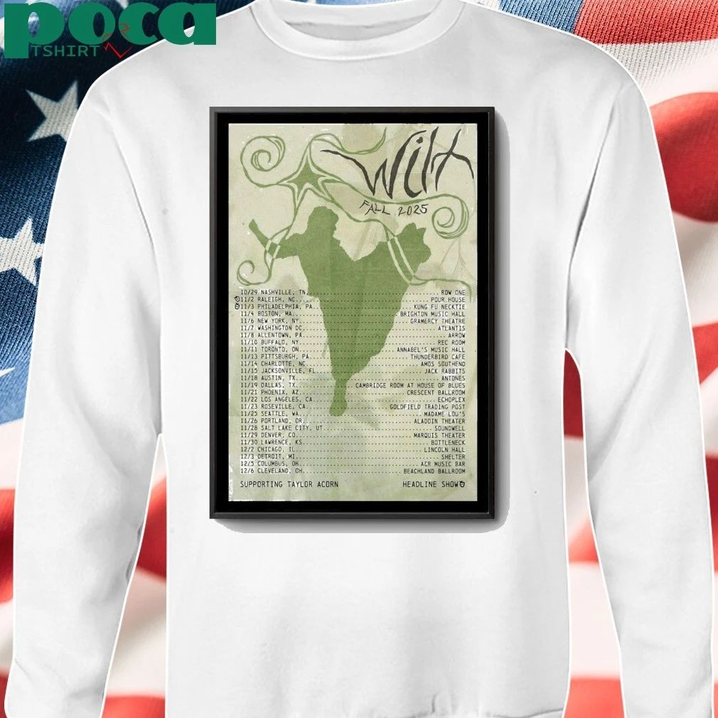 Wilt Band 2025 Fall Tour Poster shirt