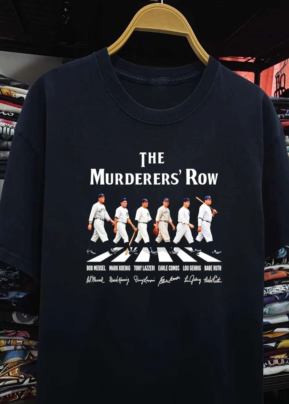 The Murderers Row New York Yankees baseball team players shirt