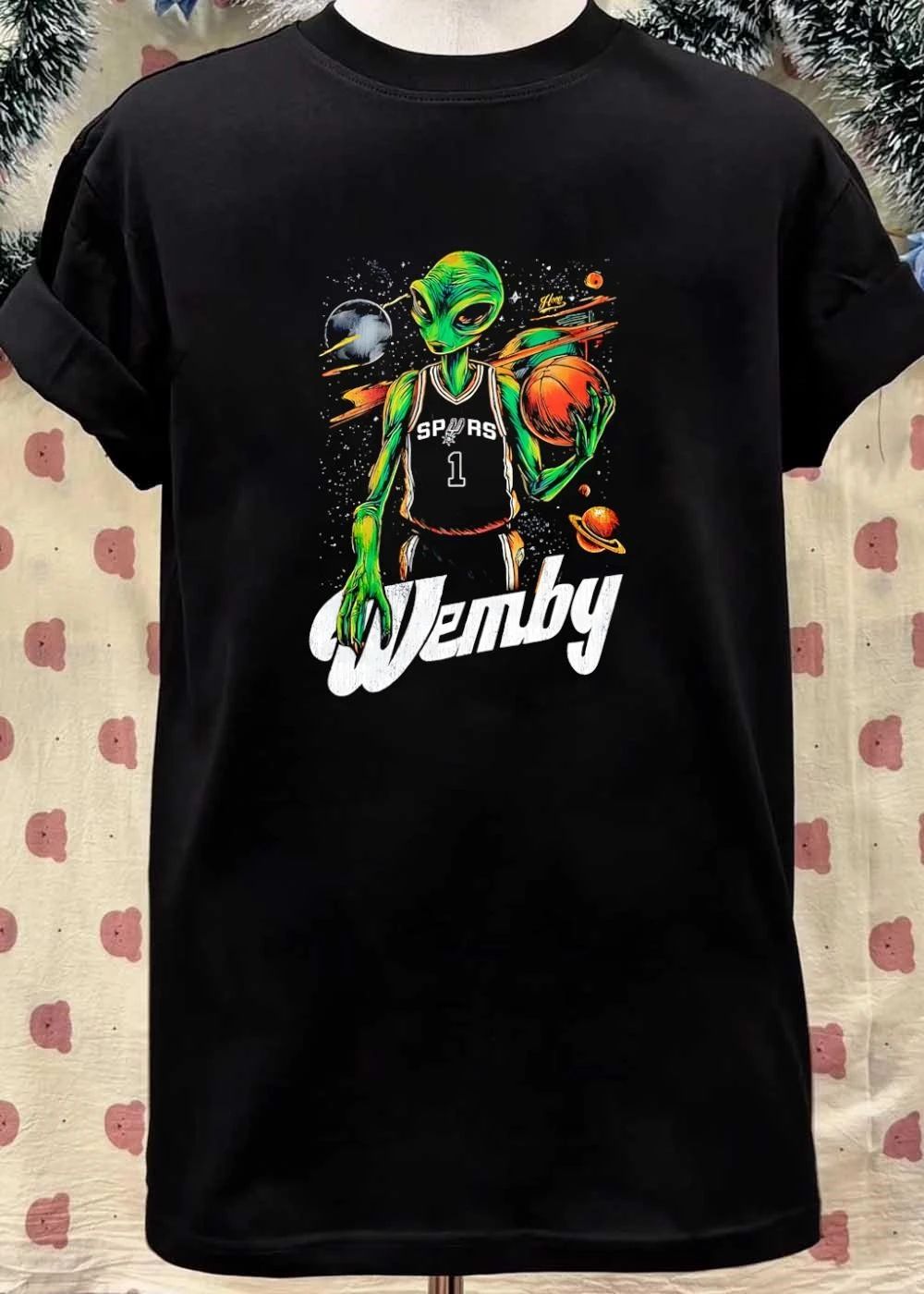 Victor Wembanyama San Antonio Spurs NBA SPURS 1 WEMBY shirt