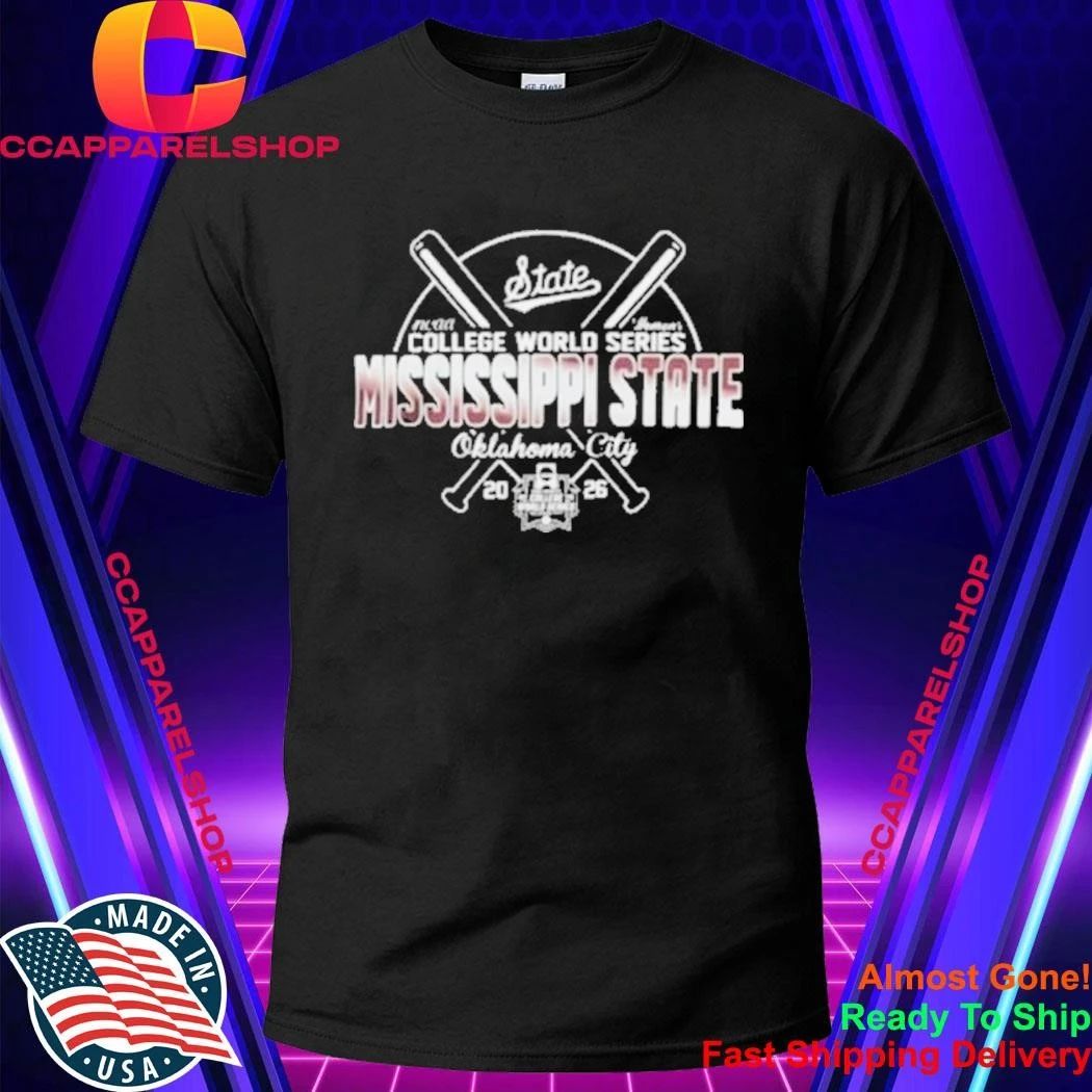 Mississippi State Bulldogs Softball 2026 College World Series Shirt