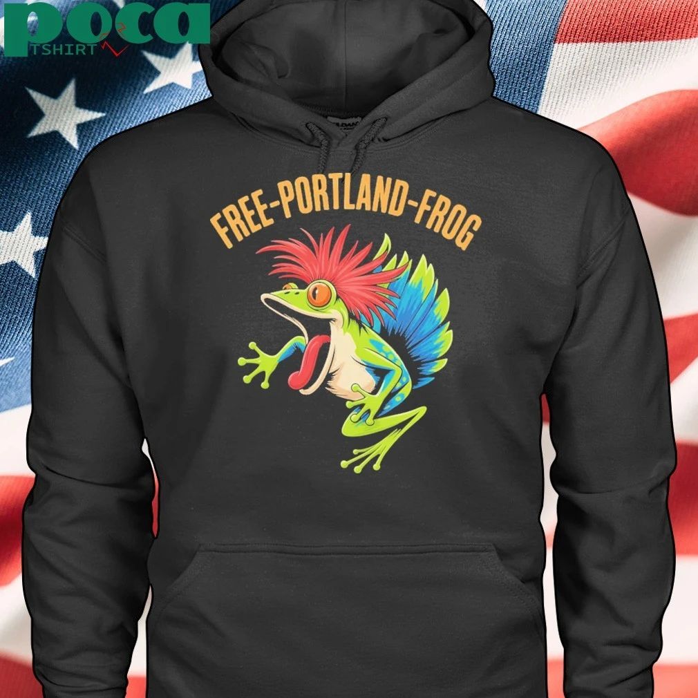 Portland Against Resist 2025 Free-Portland-Frog T-Shirt T-shirt