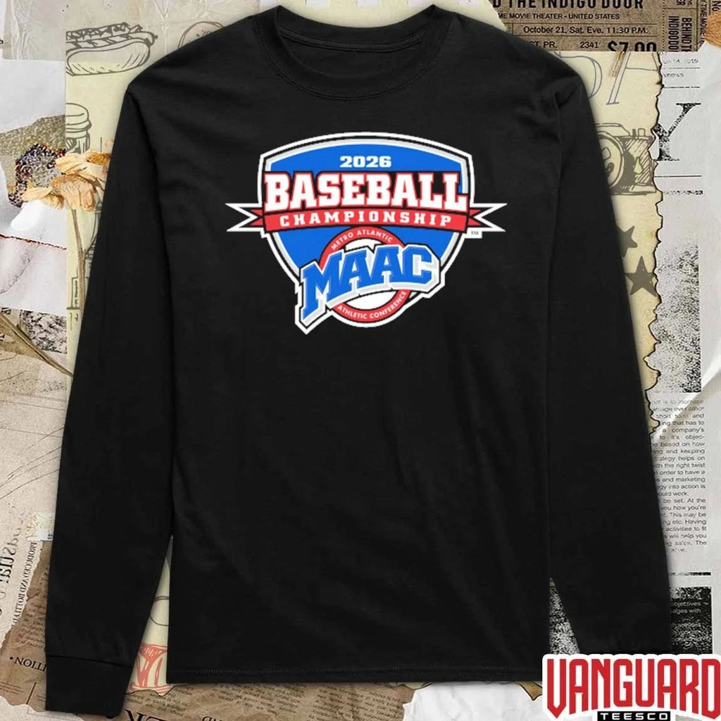 2026 MAAC Metro Atlantic Athletic Conference Baseball Championship Logo t-shirt