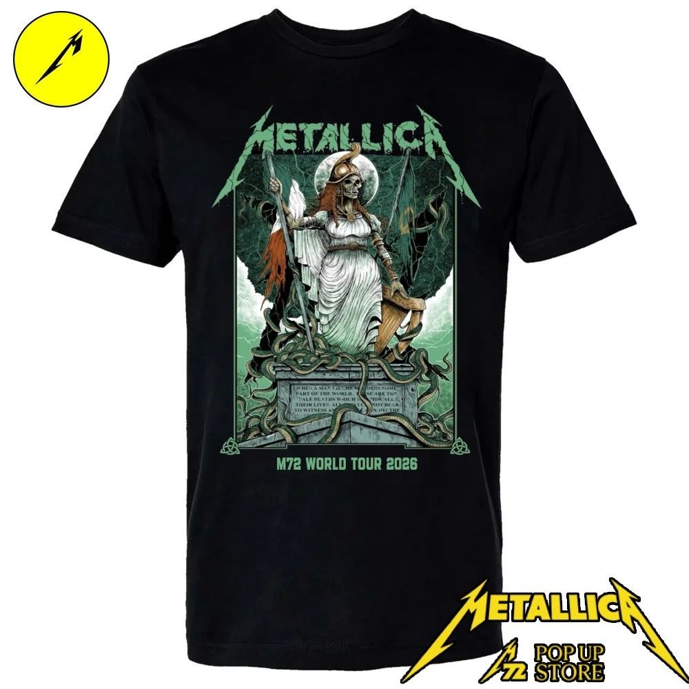 Metallica Dublin, Ireland June 19th And June 21st 2026 Aviva Stadium Poster T-Shirt