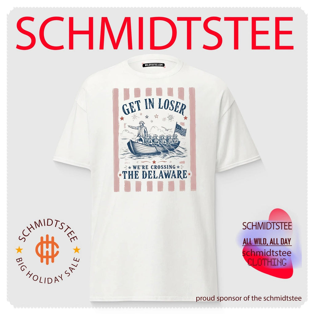 Get in loser we’re crossing the Delaware vintage shirt