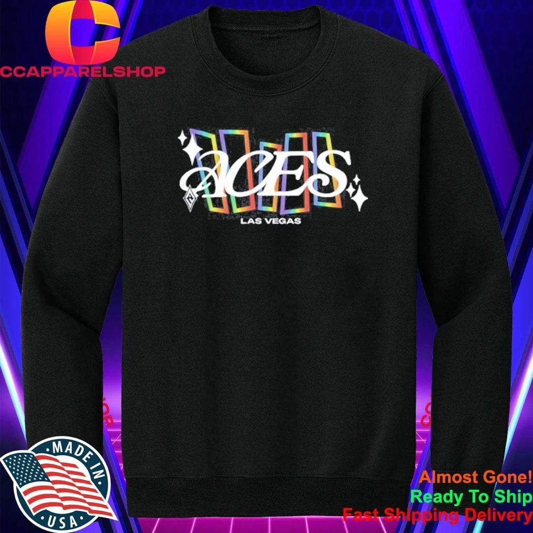 Las Vegas Aces Rainbow Shapes Shirt