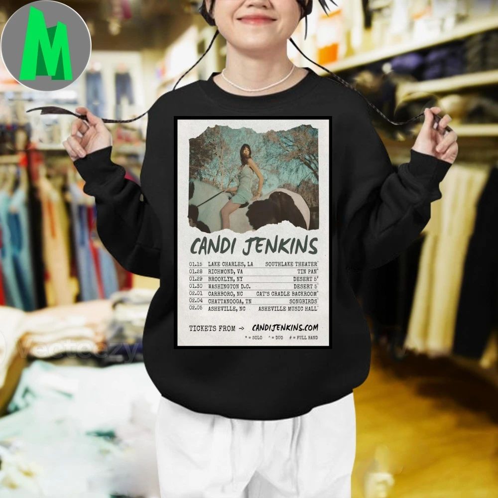 Candi Jenkins Winter 2026 Shows Poster Shirt