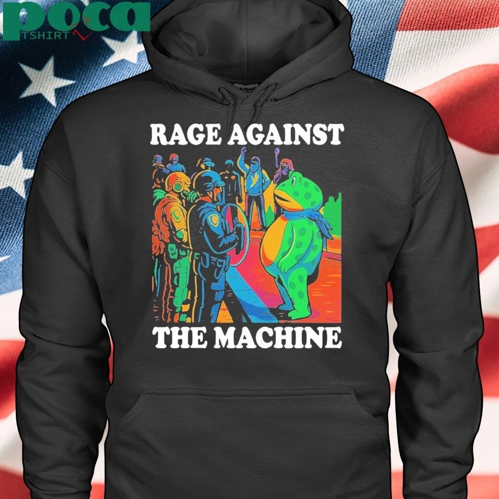 Portland Frog Rage Against The Machine Full Color T-shirt