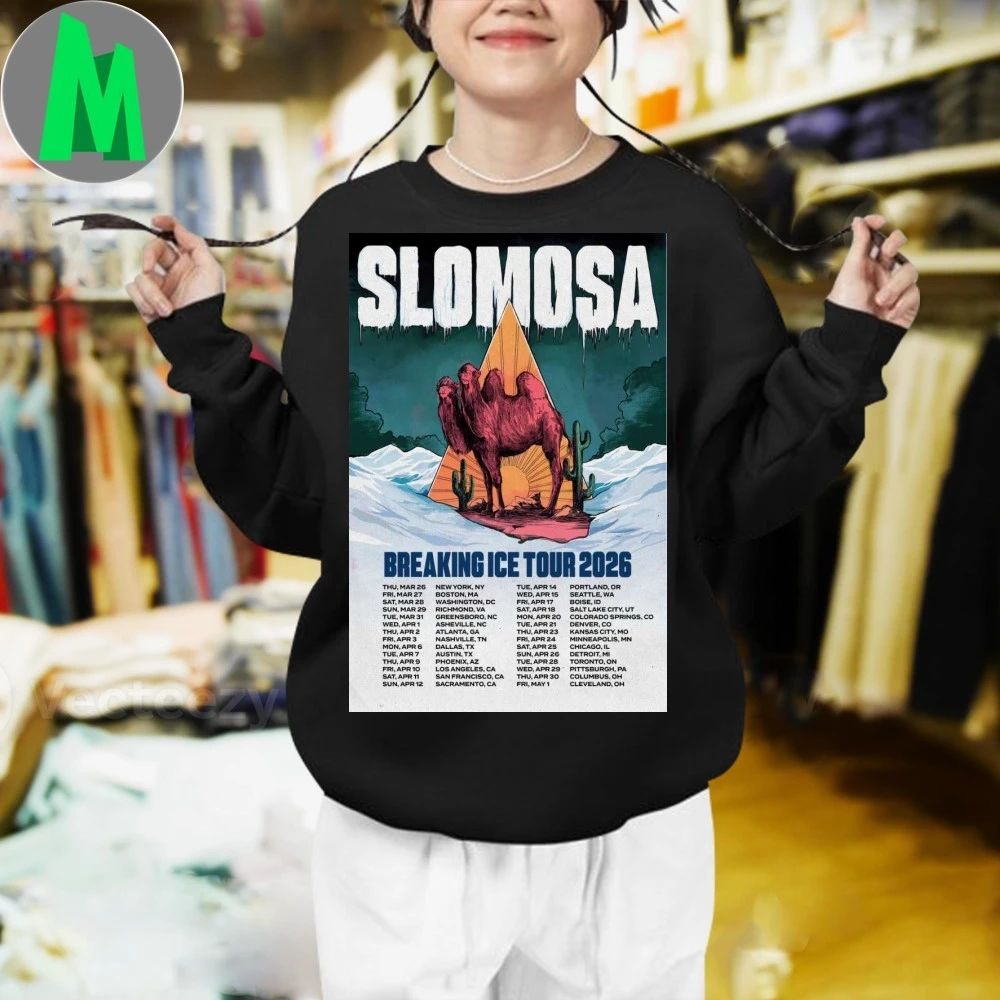Slomosa Breaking Ice Tour 26 Poster Shirt