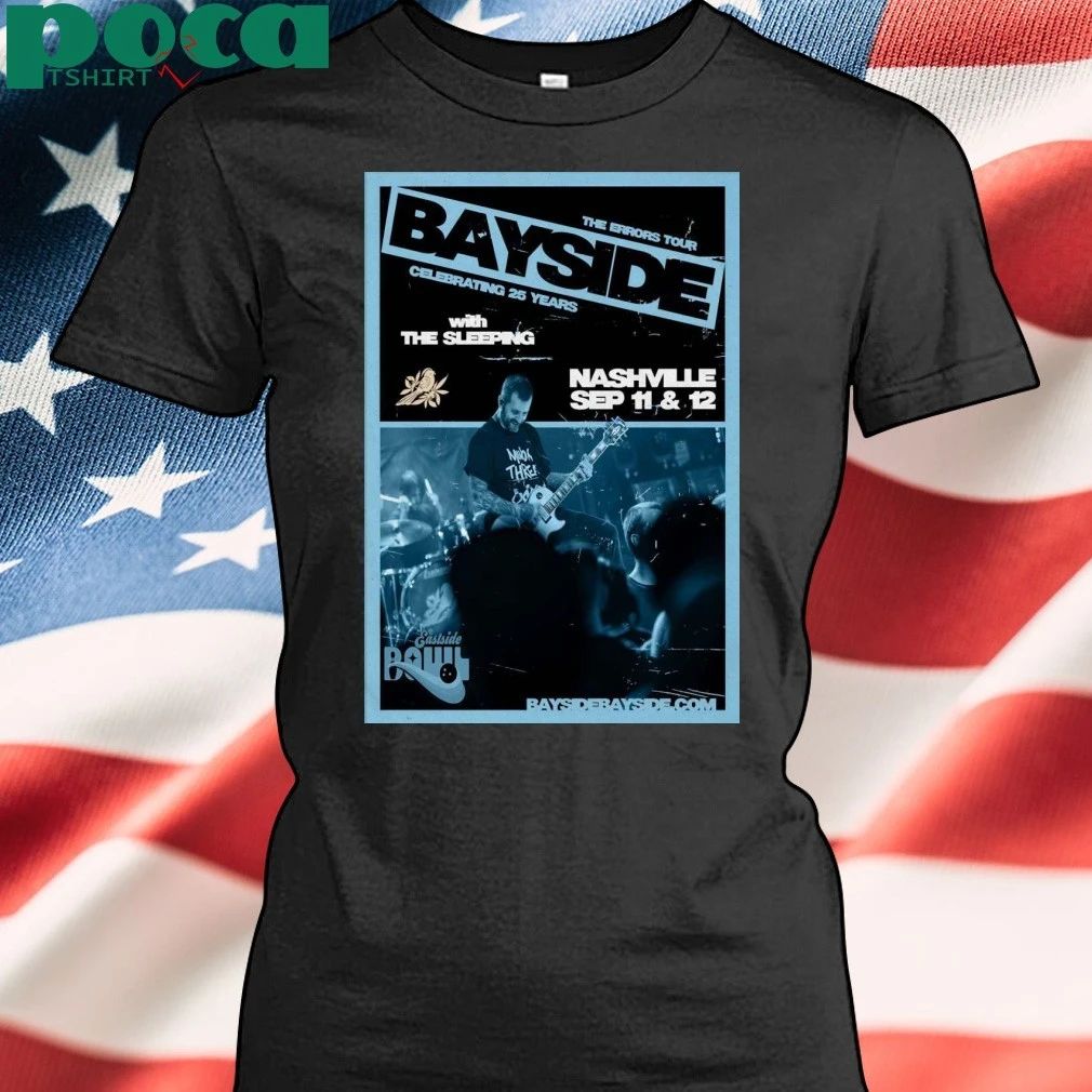 Bayside With The Sleeping 9 11-9 12 2025 Nashville TN Poster T-Shirt